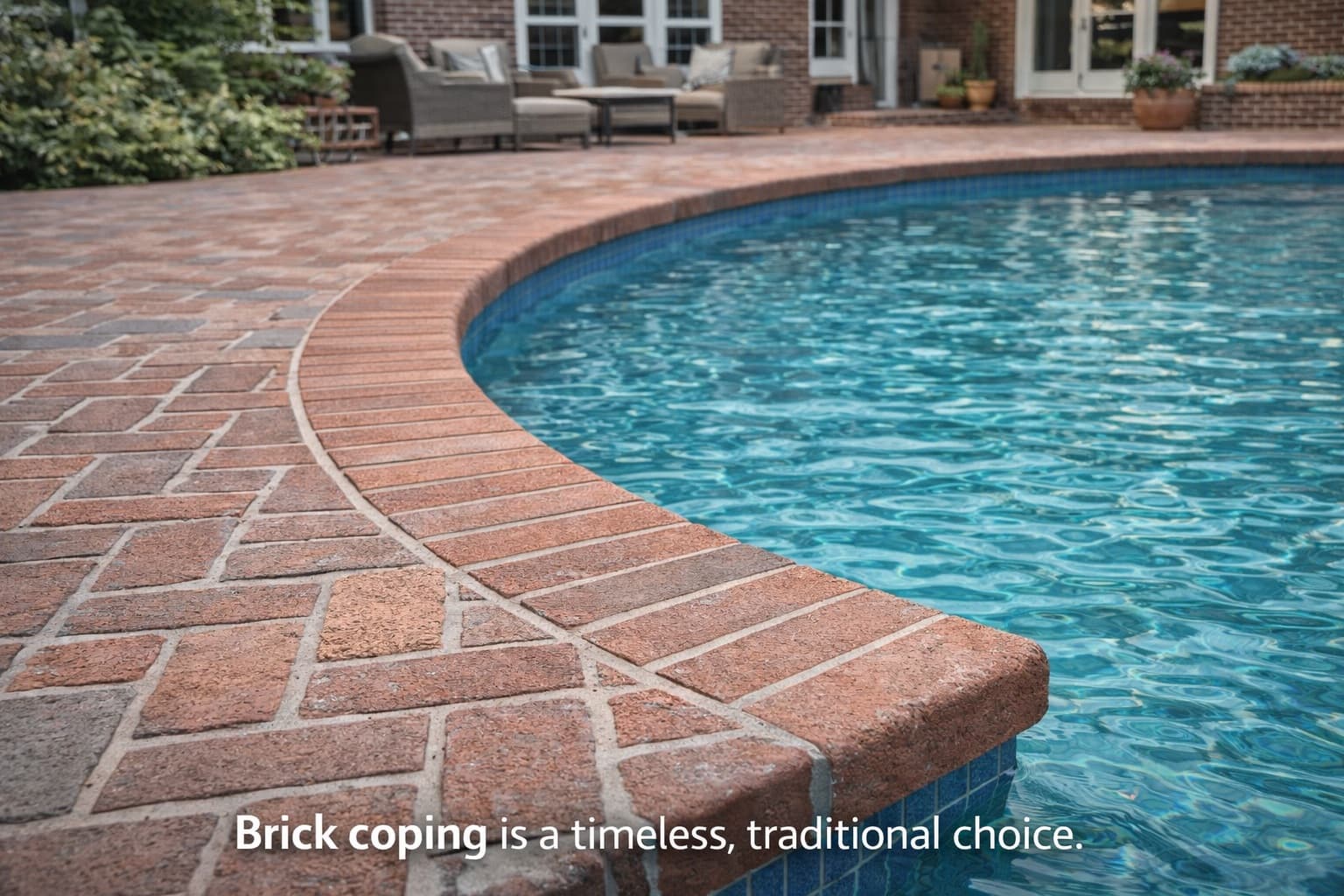 Brick for coping